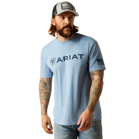 ARIAT Men's Shield Flag SS T-Shirt 10054195