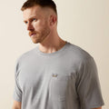 ARIAT Men's Rebar Cotton Strong Standard Pocket SS T-Shirt