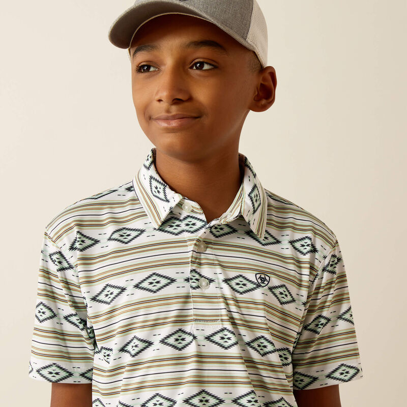 Ariat Boys All Over Print Polo 10055424