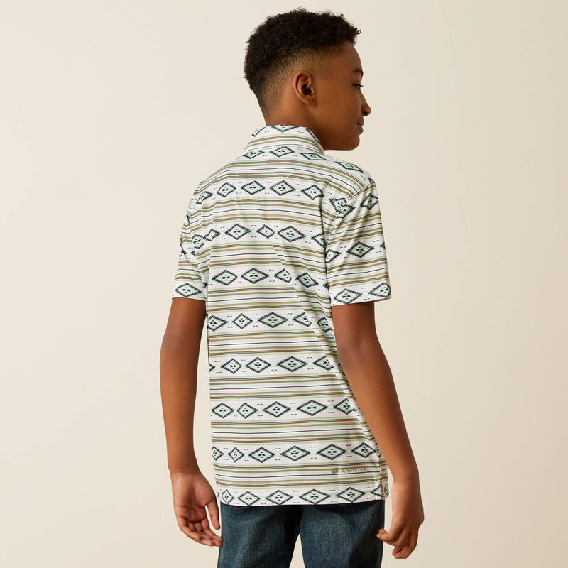 Ariat Boys All Over Print Polo 10055424