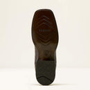 ARIAT Men's Classic Callen Caiman Belly Wide Square Toe Western Boot, Chocolate