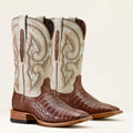 ARIAT Men's Classic Callen Caiman belly Wide Square Toe Western Boot