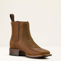 ARIAT Women's Booker Chelsea Wide Square Toe Western Boot, Brown
