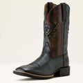 ARIAT Men's Sport Liberty Antler Wide Square Toe Cowboy Boot, Black