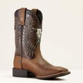 ARIAT Men's Sport Steer Skull Wide Square Toe Cowboy Boot