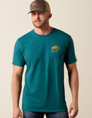 ARIAT Men's Bison Wander Flag Classic Fit T-Shirt