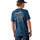 ARIAT Men's Drop Down Eagle Classic Fit T-Shirt, Blue