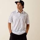 ARIAT Men's All Over Print Polo, White
