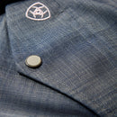 ARIAT Men's Wrinkle Free Refined Slub Classic Fit Shirt, Blue
