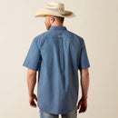 ARIAT Men's Storm Classic Fit Shirt, Blue