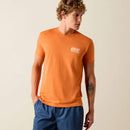 ARIAT Men's Ariat Outline Shop T-Shirt, Papaya
