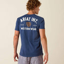 ARIAT Men's Ariat Outline Shop T-Shirt, Navy