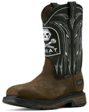 ARIAT Men's Workhog XT Bolt Skull Waterproof Carbon Toe Work Boot