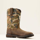 ARIAT Men's Groundbreaker Antler Waterproof Wide Square Toe Work Boot