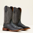 ARIAT Men's County Roads Wide Square Toe Cowboy Boot, Black