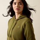 ARIAT Women's Ariat Logo 2.0 Hoodie, Moss Green