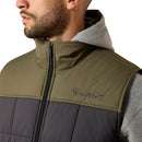 ARIAT Men's Crius Insulated Concealed Carry Vest , Phantom/Grape Leaf