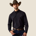 ARIAT Men's Wrinkle Free Refined Slub Classic Fit Shirt