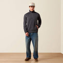 ARIAT Men's Caldwell 1/4 Zip Sweater, Iron Gate