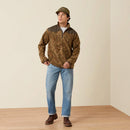 ARIAT Men's Basis Fleece Pullover, Camo