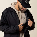 ARIAT Men's Logo Emboss Print Softshell Jacket, Black Mexico