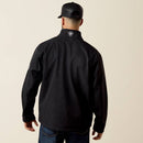 ARIAT Men's Logo Emboss Print Softshell Jacket, Black Mexico