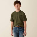ARIAT Boy's Ariat Rust Serape Shield T-Shirt
