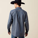ARIAT Men's Team Logo Twill Fitted Shirt