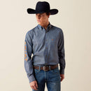 ARIAT Men's Team Logo Twill Fitted Shirt