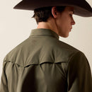 ARIAT Men'S FrontierTough VentTEK Western Fitted Snap Shirt