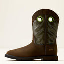 ARIAT Men's Groundwork Waterproof Wide Square Toe Steel Toe Work Boot