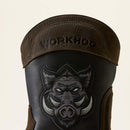 ARIAT Men's WorkHog Full Boar Waterproof Wide Square Toe Composite Toe Work Boot