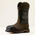 ARIAT Men's WorkHog Full Boar Waterproof Wide Square Toe Composite Toe Work Boot