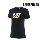 CATERPILLAR Women's TM Logo Tee, Black & Marshland