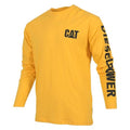 CAT Men's Diesel Power Long Sleeve Tee, Yellow