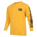 CAT Men's Diesel Power Long Sleeve Tee, Yellow