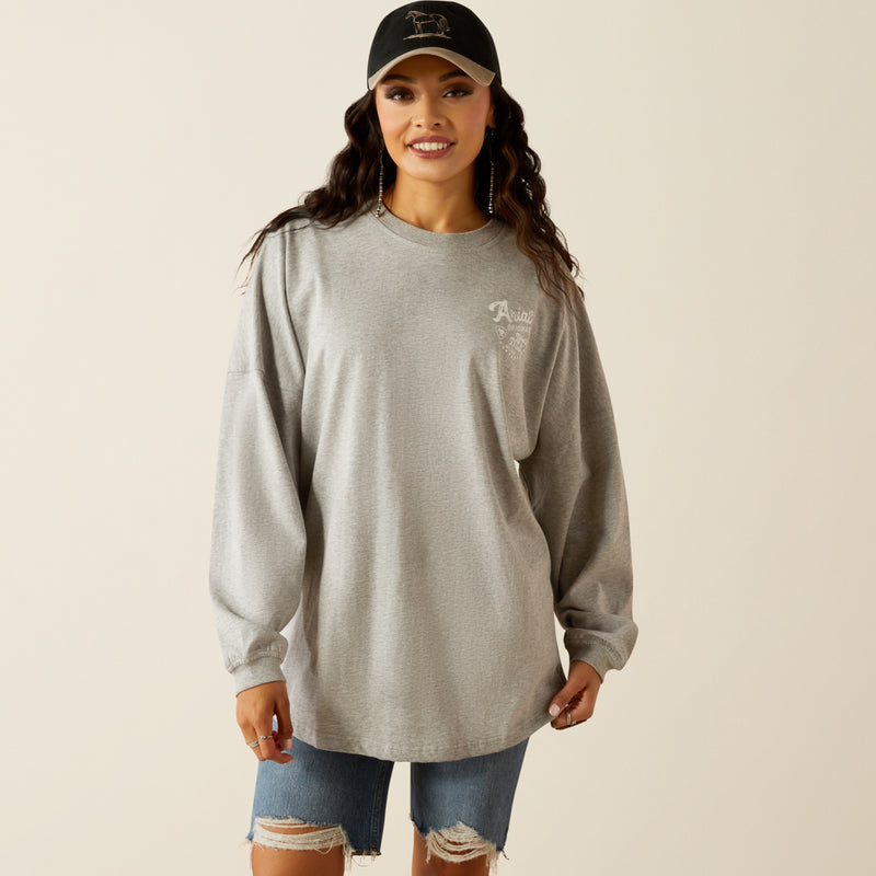 ARIAT Women's Canvas Oversized SS T-Shirt 10055297