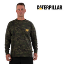 CATERPILLAR Men's Trademark Pocket Long Sleeve T-Shirt , Camo