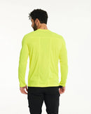 CATERPILLAR Men's Coolmax Long Sleeve T-Shirt, Yellow
