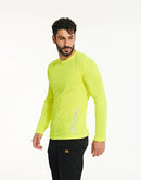 CATERPILLAR Men's Coolmax Long Sleeve T-Shirt, Yellow