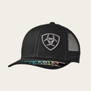 ARIAT Youth's SV Logo Offset Cap, Black