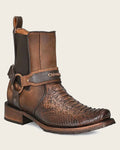 CUADRA Men's Hand-Painted Python Leather Ankle Boots CU689