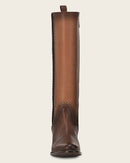 CUADRA Women's Riding Style Honey Contrasting Boot , Honey