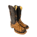 EL GENERAL Men's Western Boots Exotic Leather Monster Fish Pirarucu