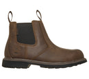 SKECHERS Men's Steel Toe: Longrider Work Boot, Brown