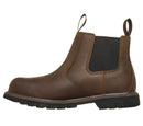 SKECHERS Men's Steel Toe: Longrider Work Boot, Brown
