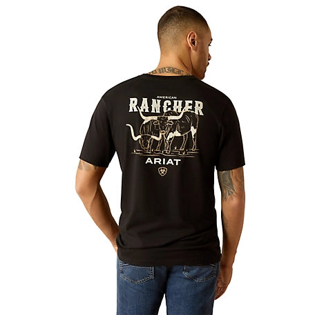 ARIAT Men's American Rancher Short Sleeve T-Shirt 10052018