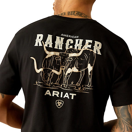 ARIAT Men's American Rancher Short Sleeve T-Shirt 10052018