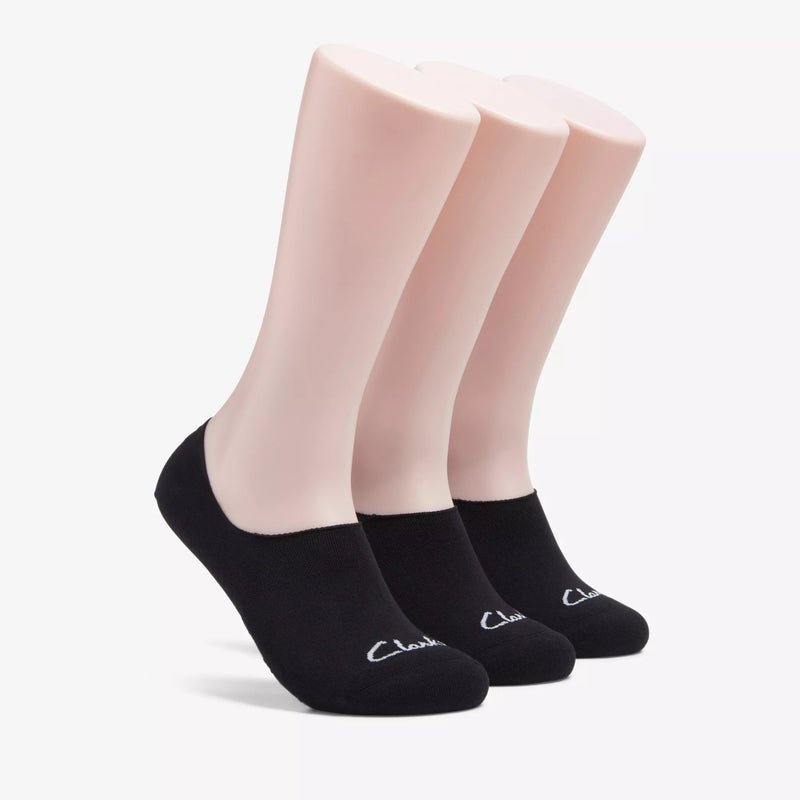 Clarks Men's 3 Pack Solid Liner Sock CJM32_3