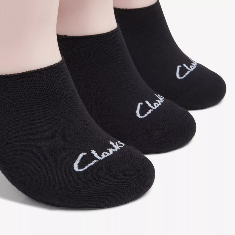 Clarks Men's 3 Pack Solid Liner Sock CJM32_3